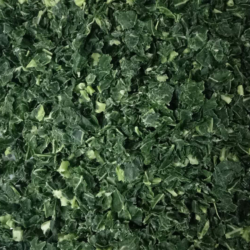 Collard green IQF chopped