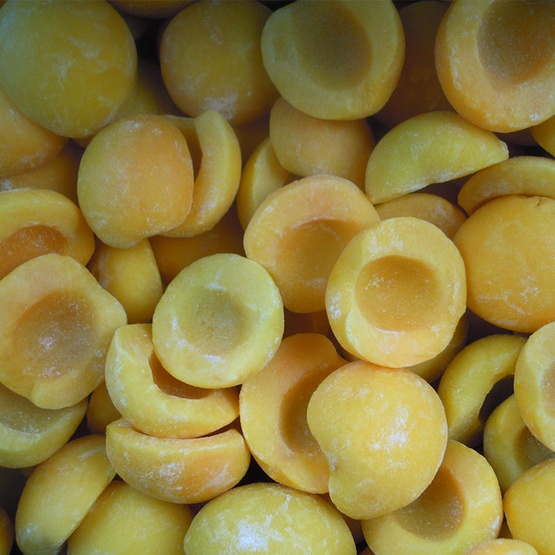 Yellow peach  half